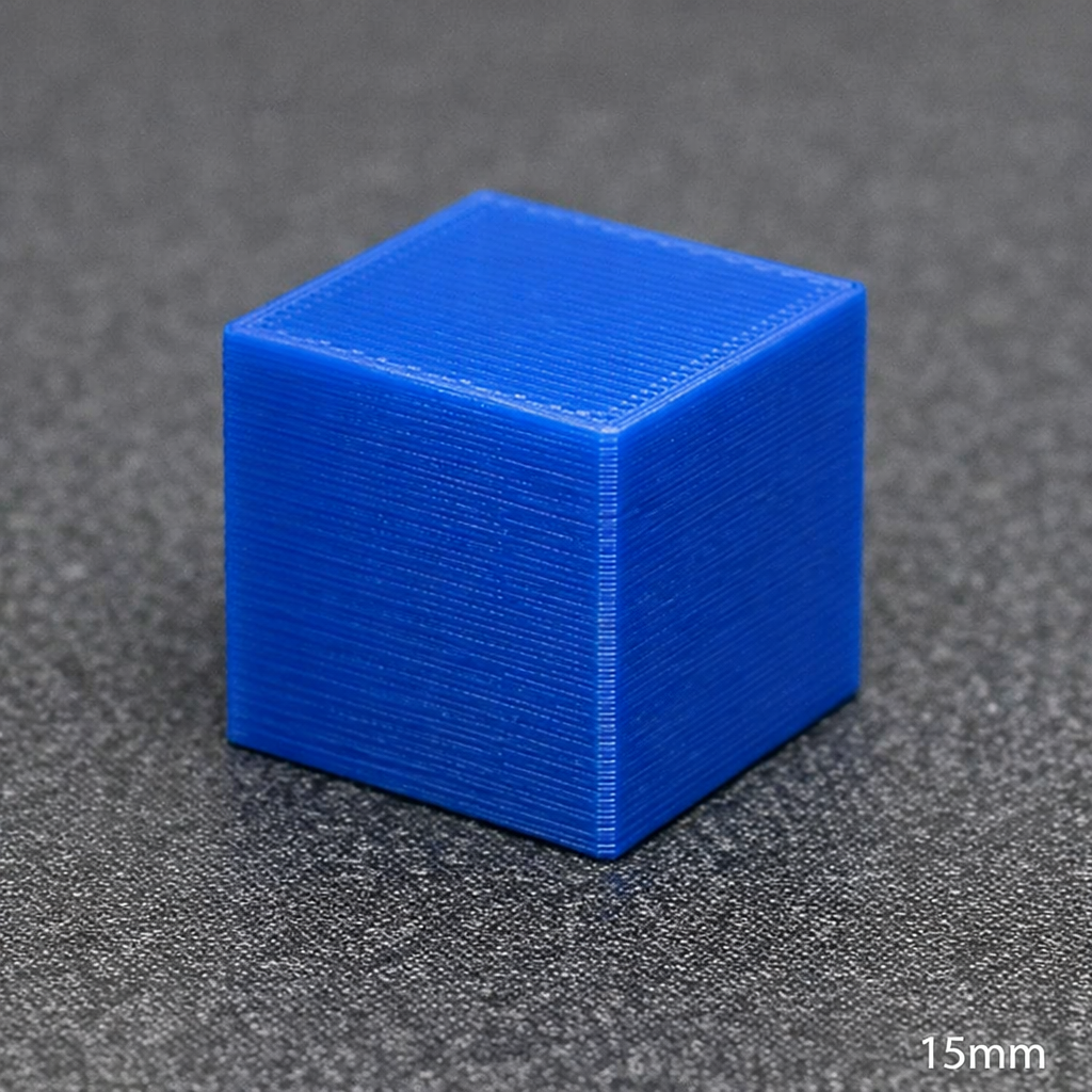 cube calibration 15mm x 15mm