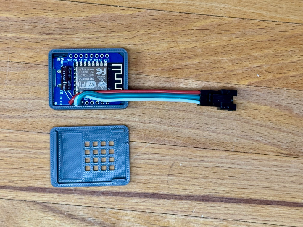 ESP8266 Wemos D1 mini WLED Enclosure Case