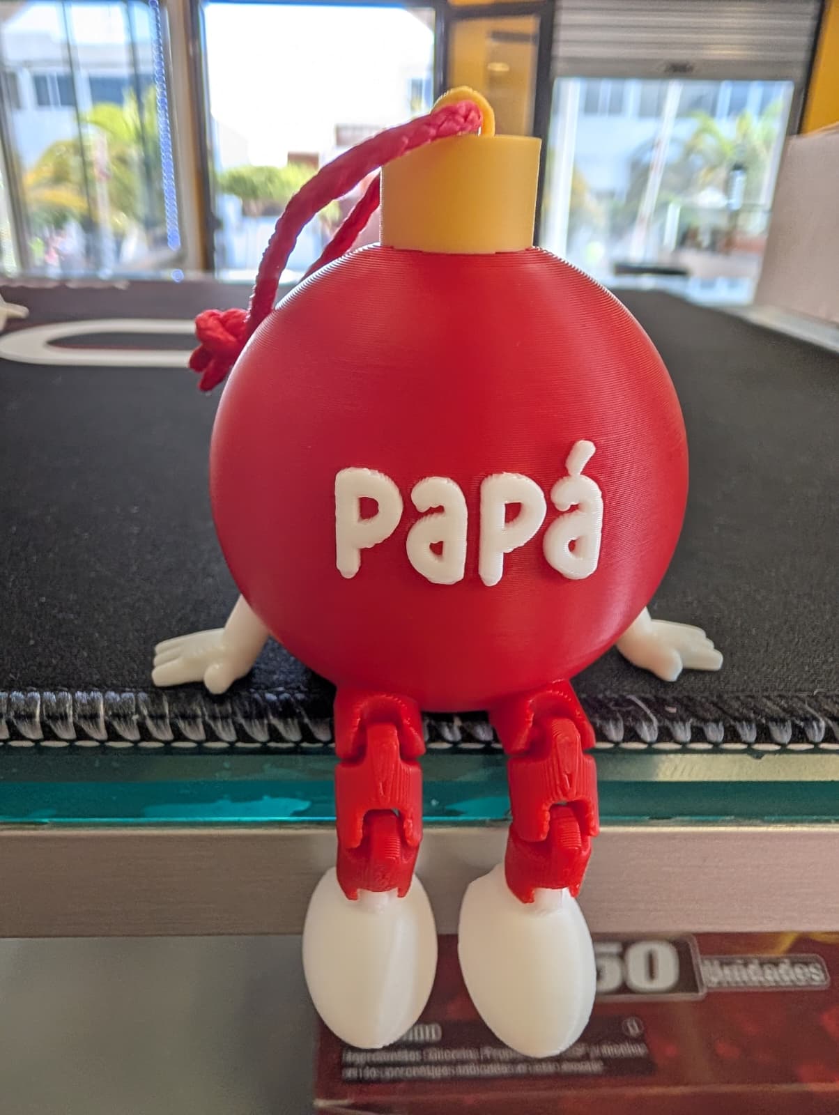Bola de navidad personalizada articulada