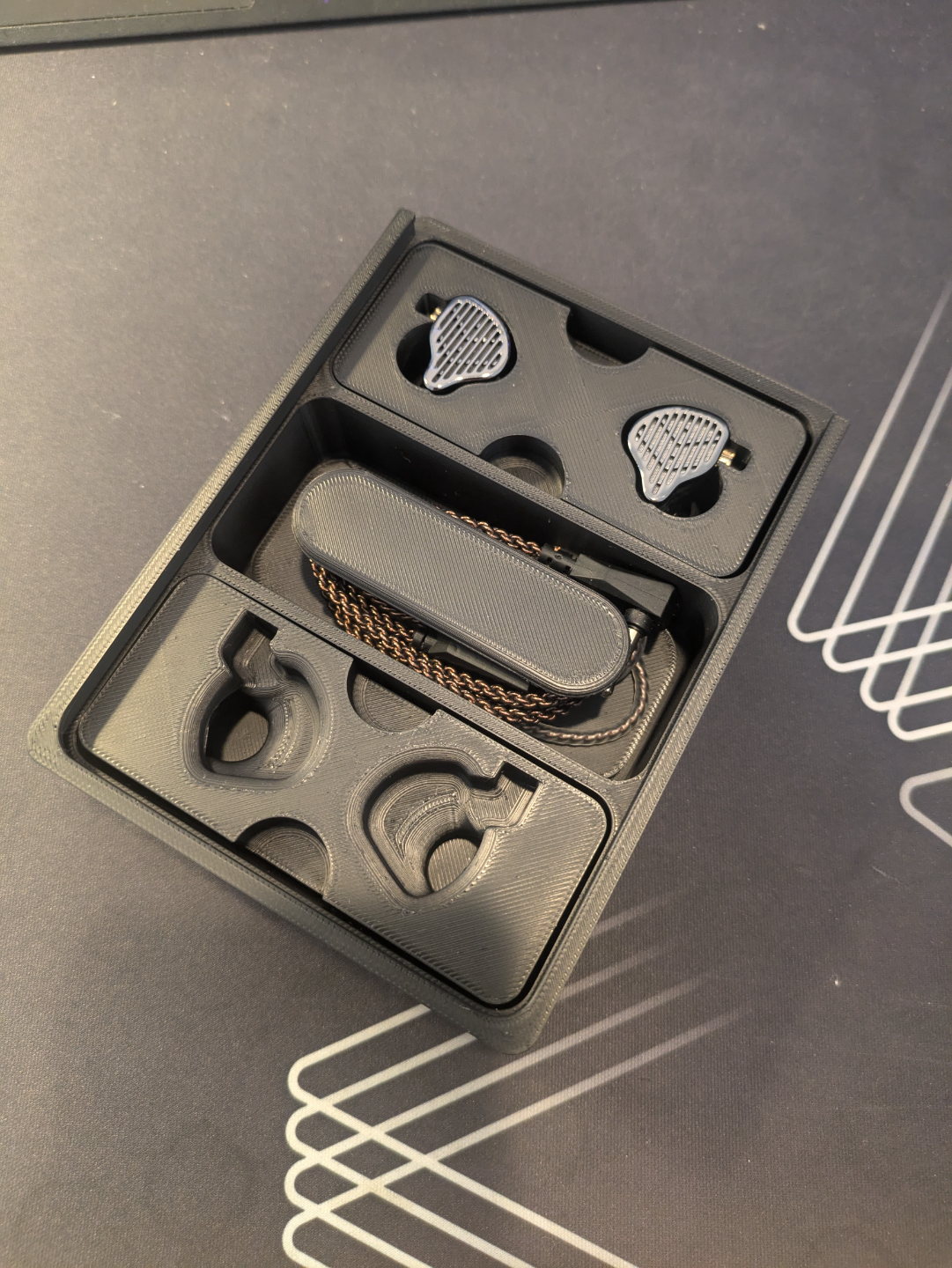 KZ Earbud Container Slot for KZ PR2 shaped IEMs