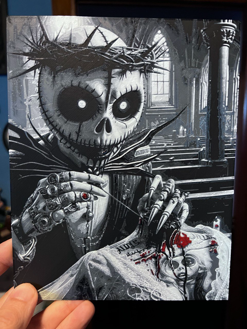 Jack sewing (Nightmare before christmas) Hueforge