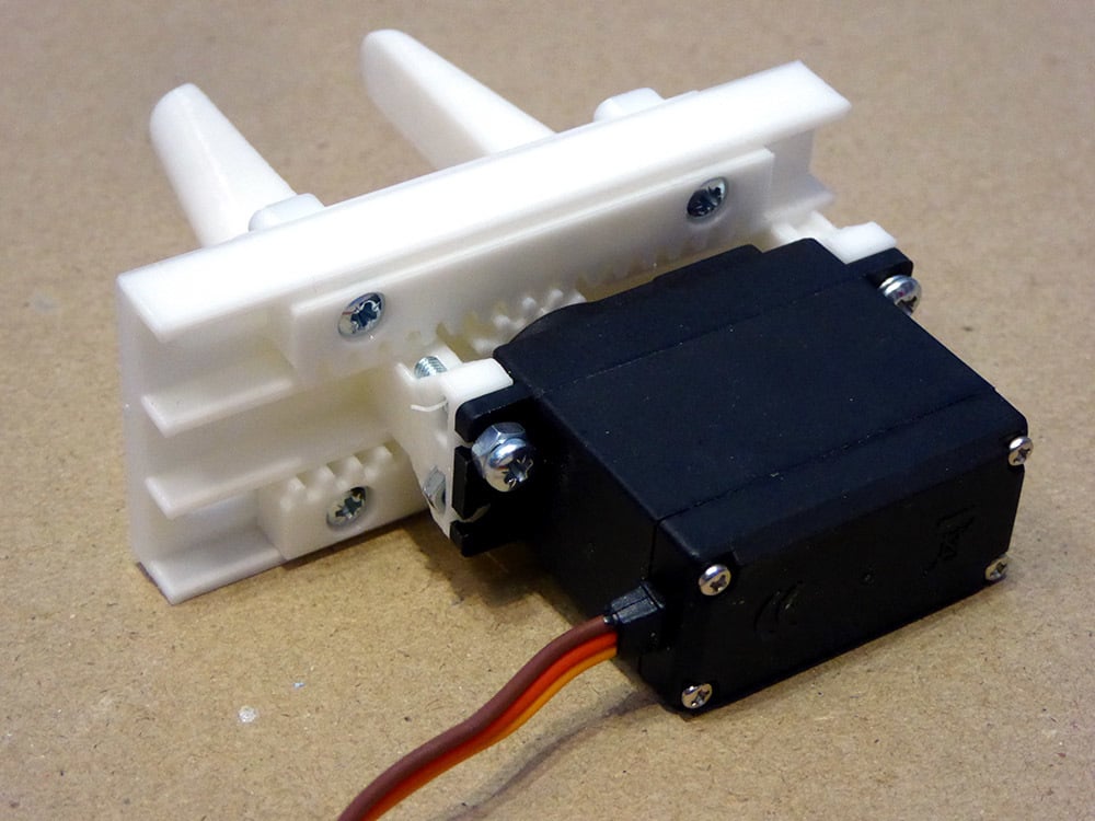 Rack & Pinion Robotic Gripper Jaw