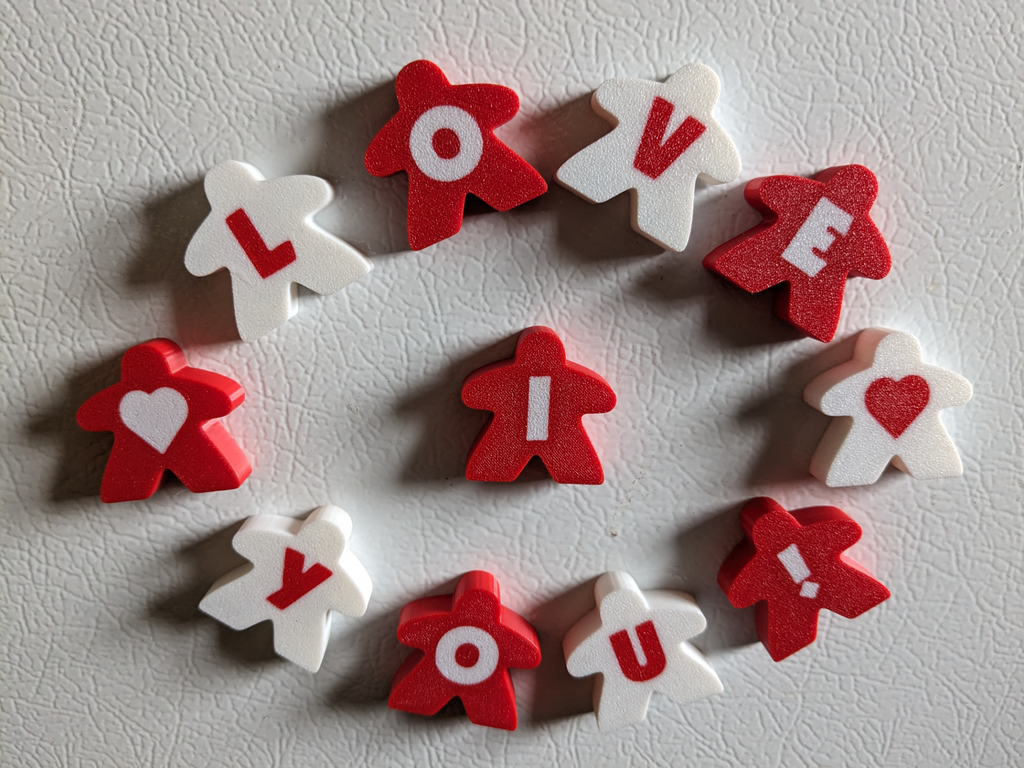 Meeple Alphabet Magnets