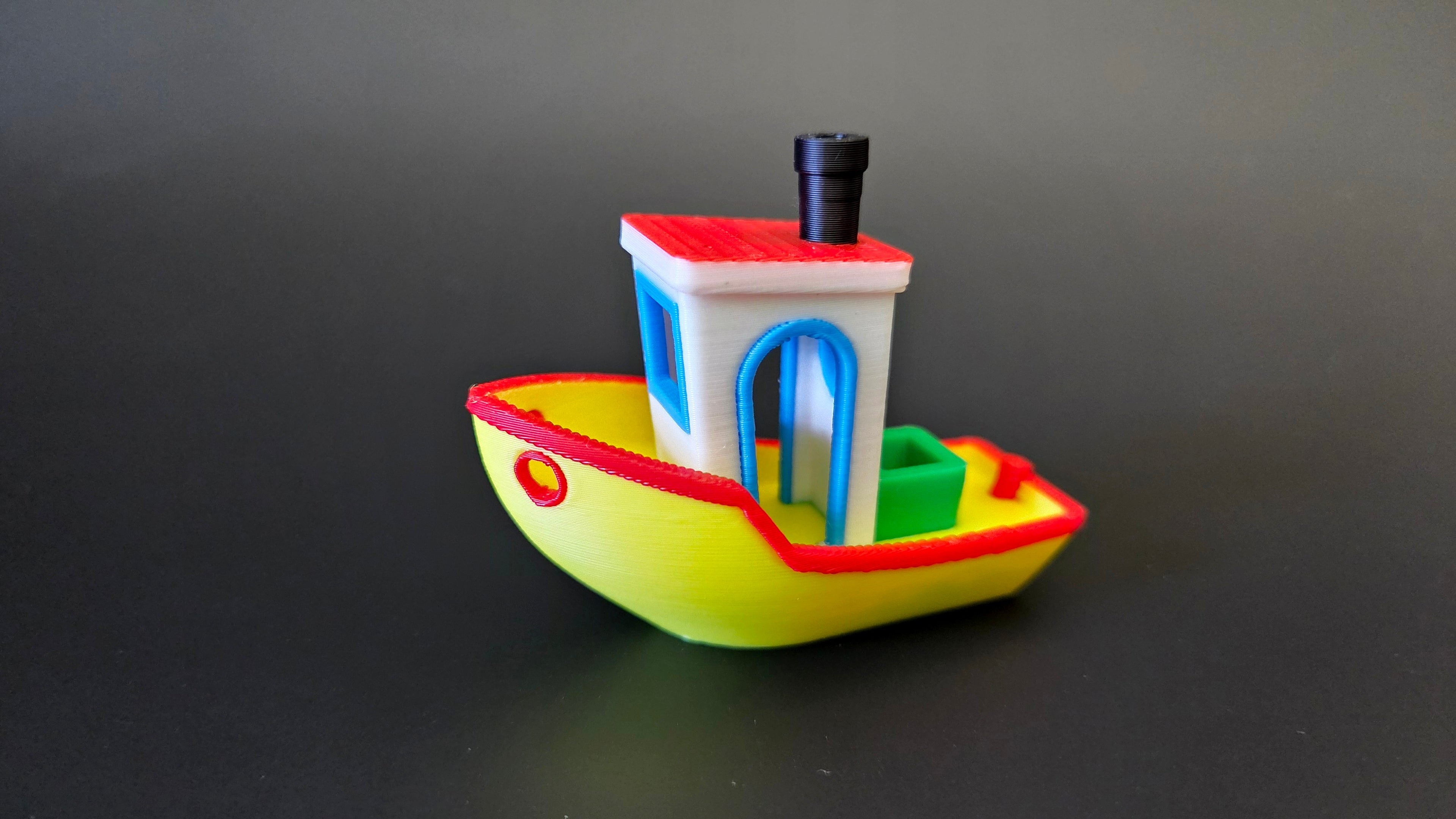 The fastest 7 color 3D Benchy H2C multicolor test