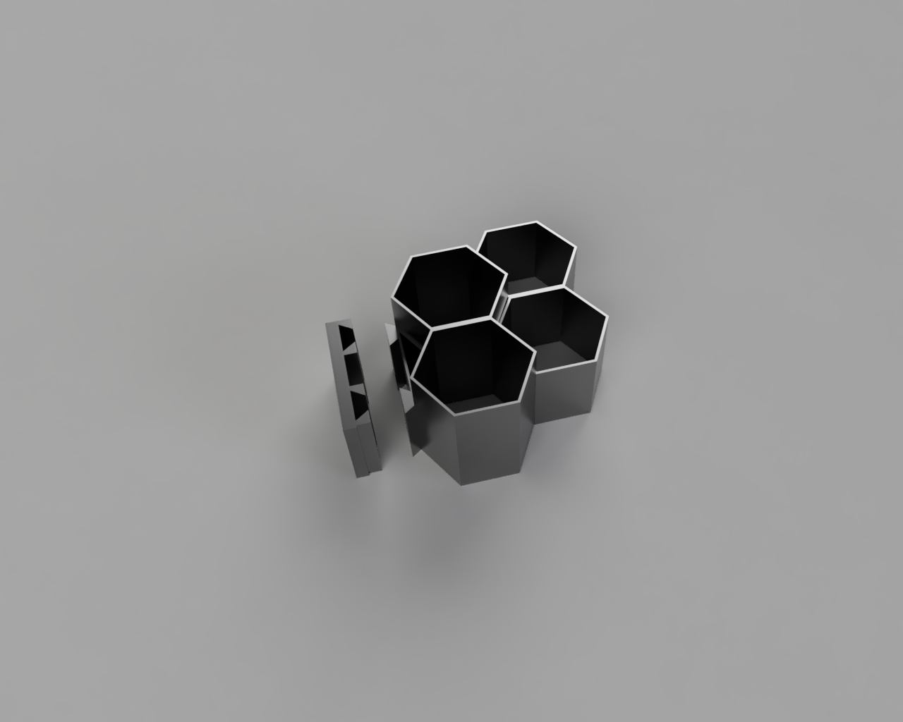 Plant pots wall mount