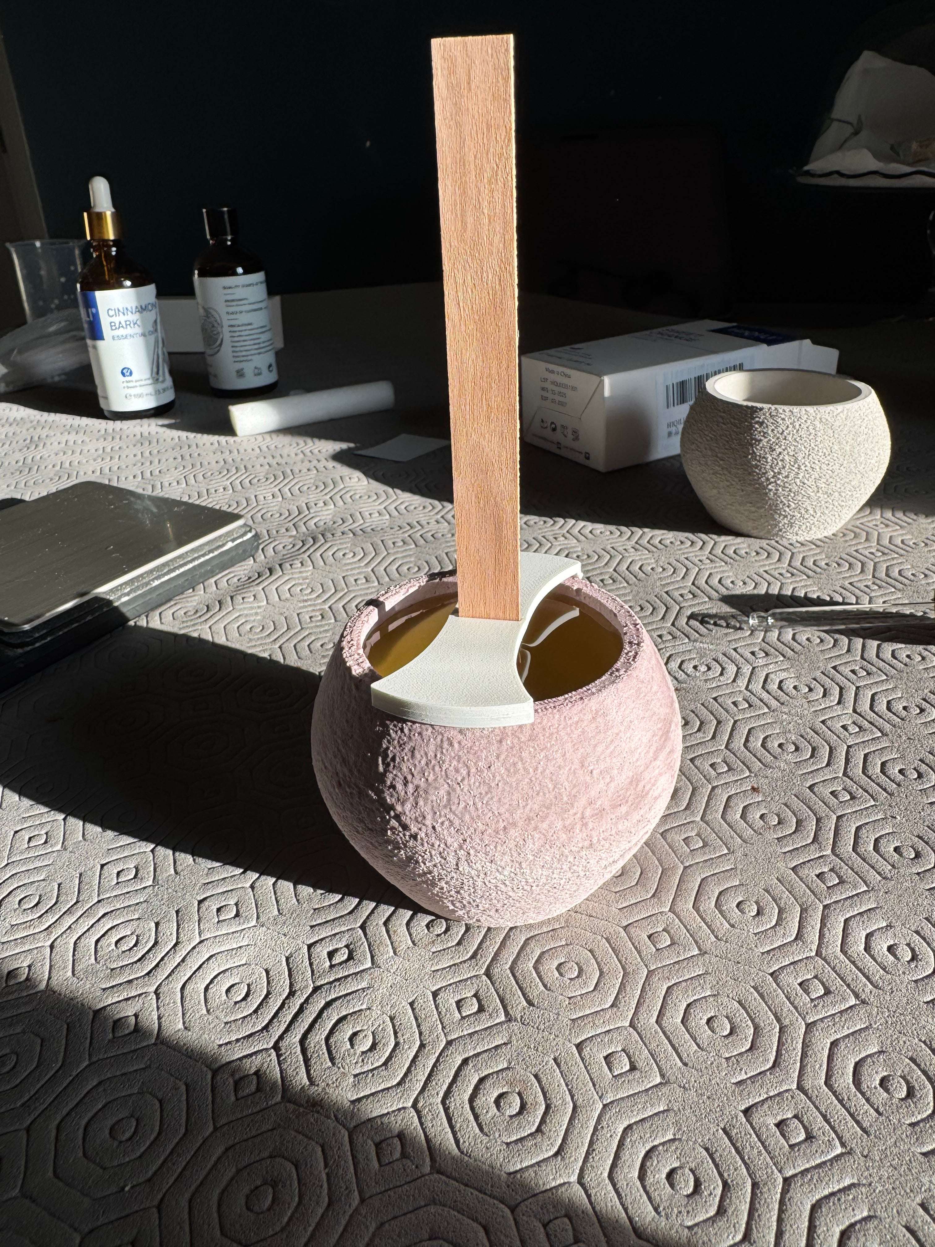 Plaster & Candle 3D Mold