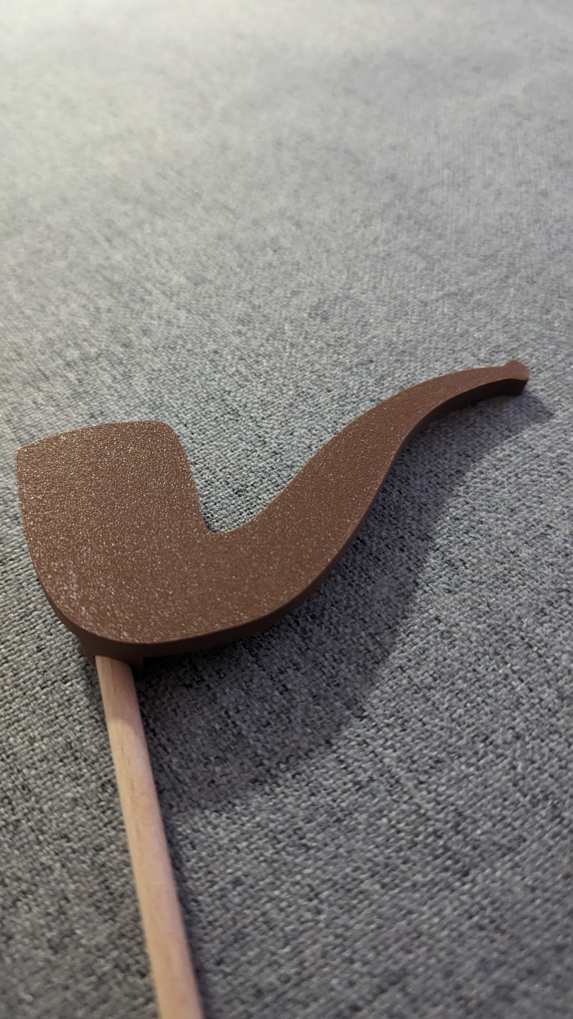 3D Printable Photobooth Accessory - Pipe