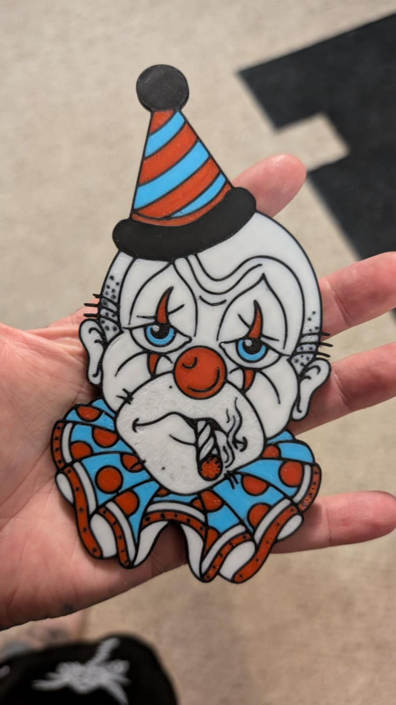 Sad Clown Magnet