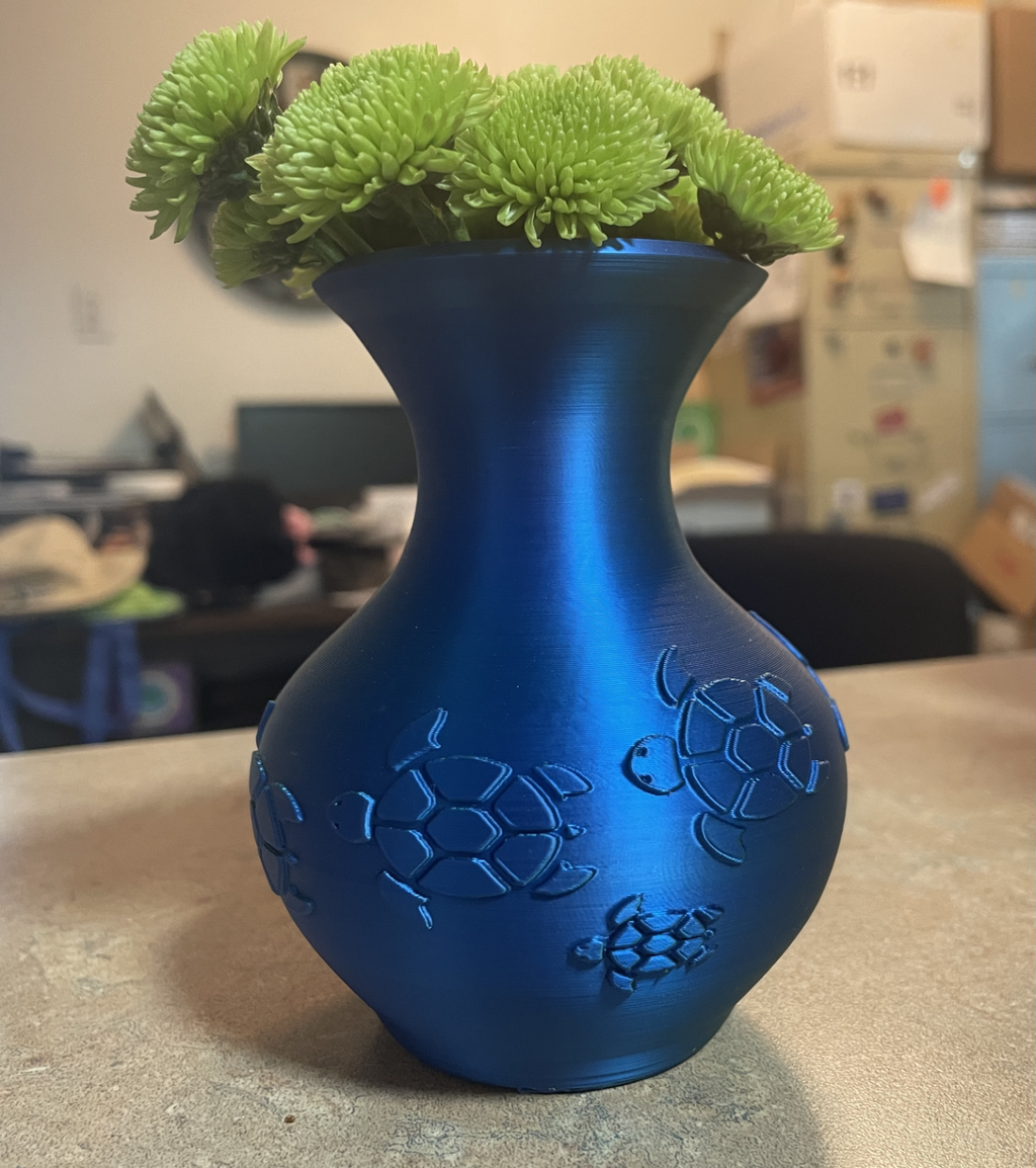 Waterproof Sea Turtle Vase