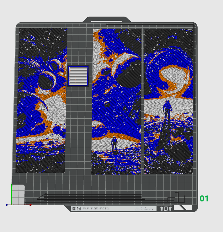 Event Horizon - Fantasy Space Scenes as Set of 3 Bookmarks