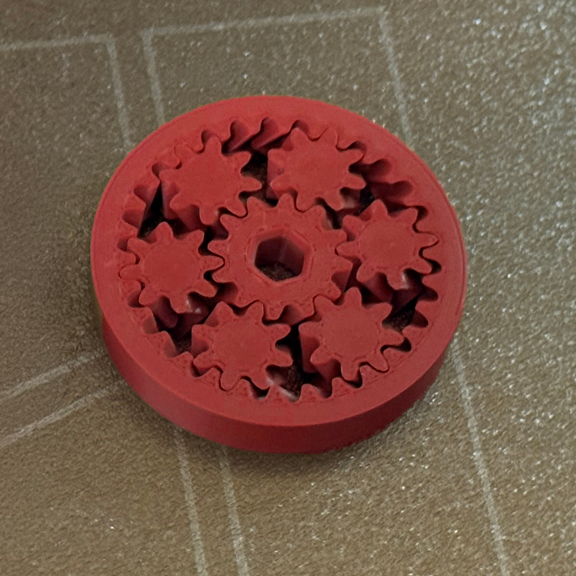 Fidget Gear Bearing - Print in place