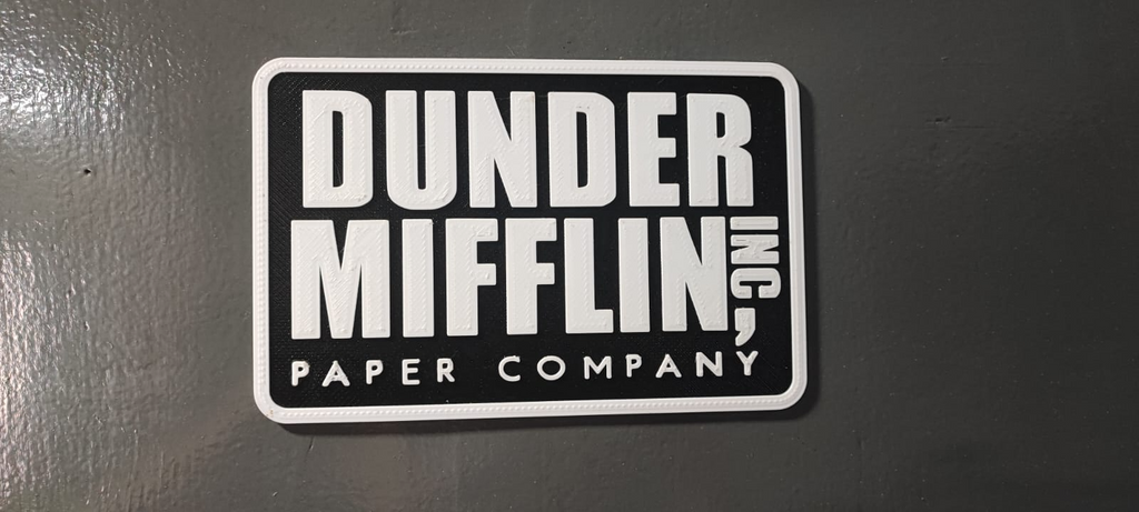 Dunder Mifflin Door Sign