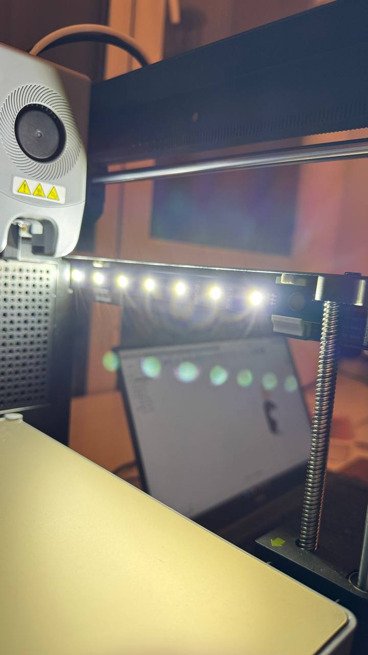 Flashforge Adventurer 5M LED mount