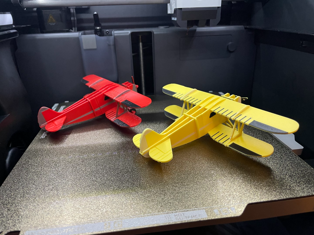 Biplane Kit Card (Waco YKS-6) - Christmas Gift!