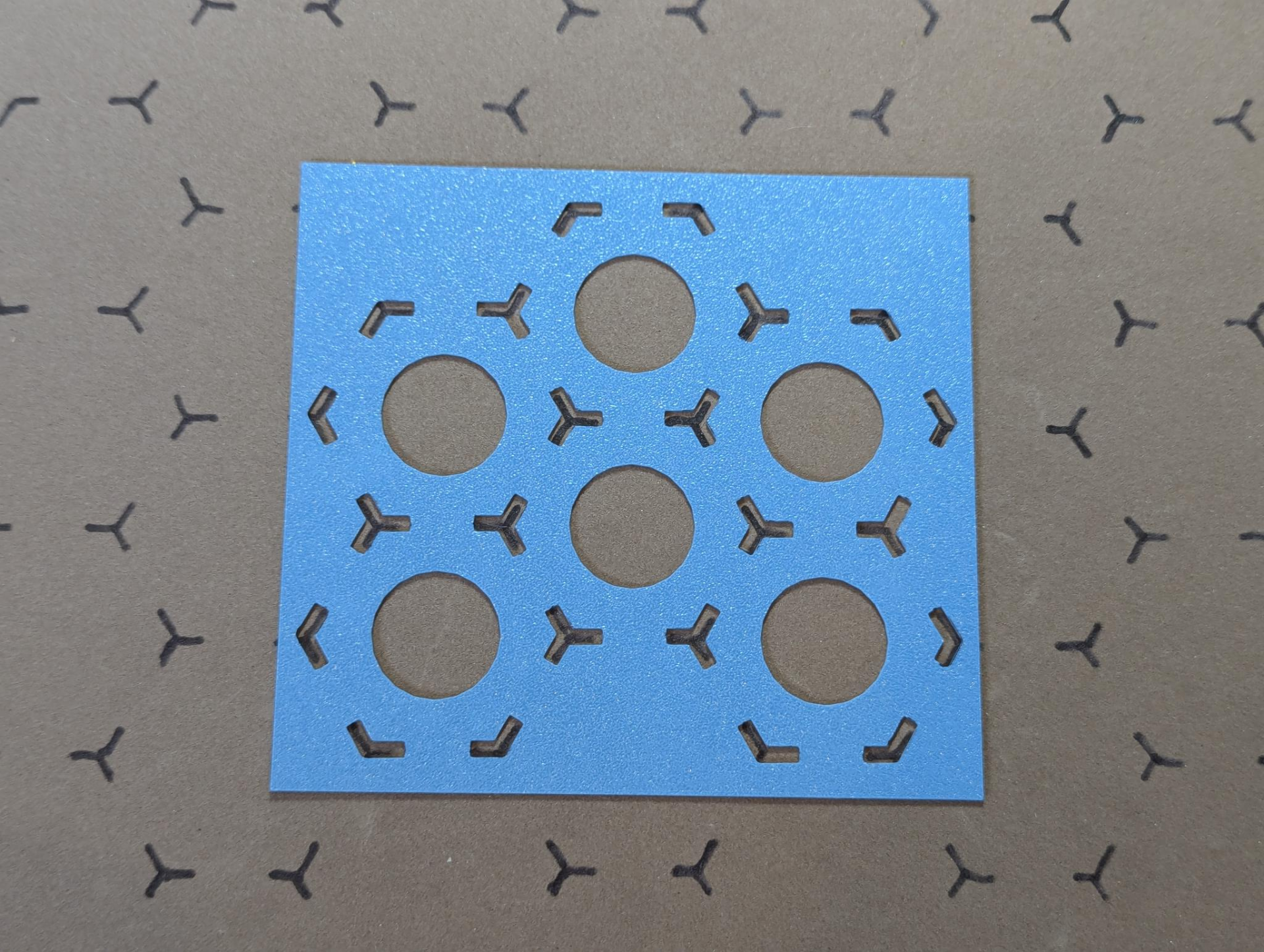 2 Inch Hex Stencil for Battletech and Other Games