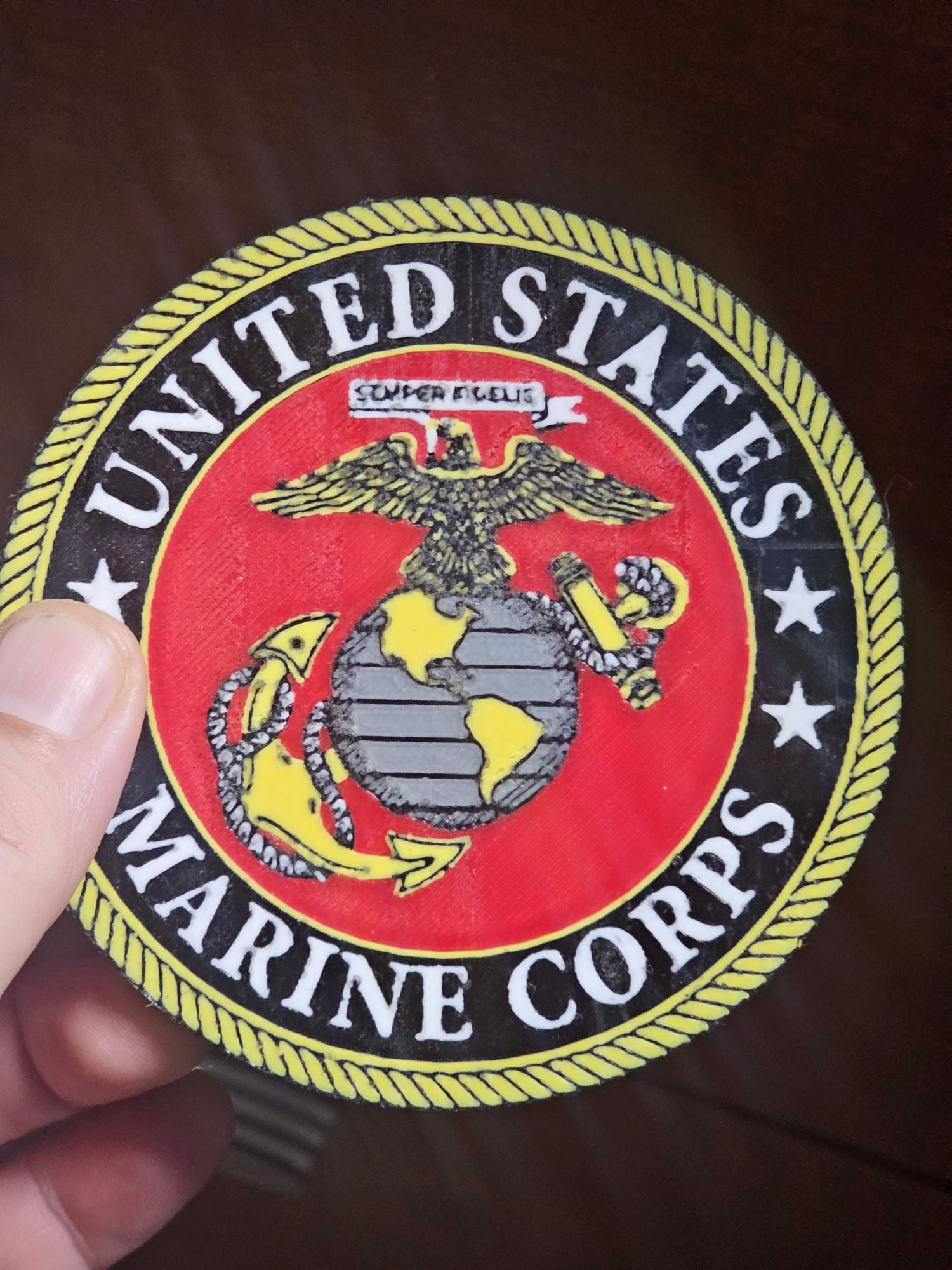 US Marines Coaster or Logo