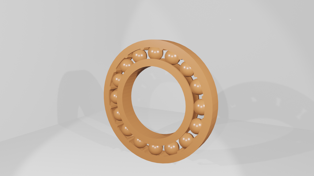 Print in place 16008 ball bearing