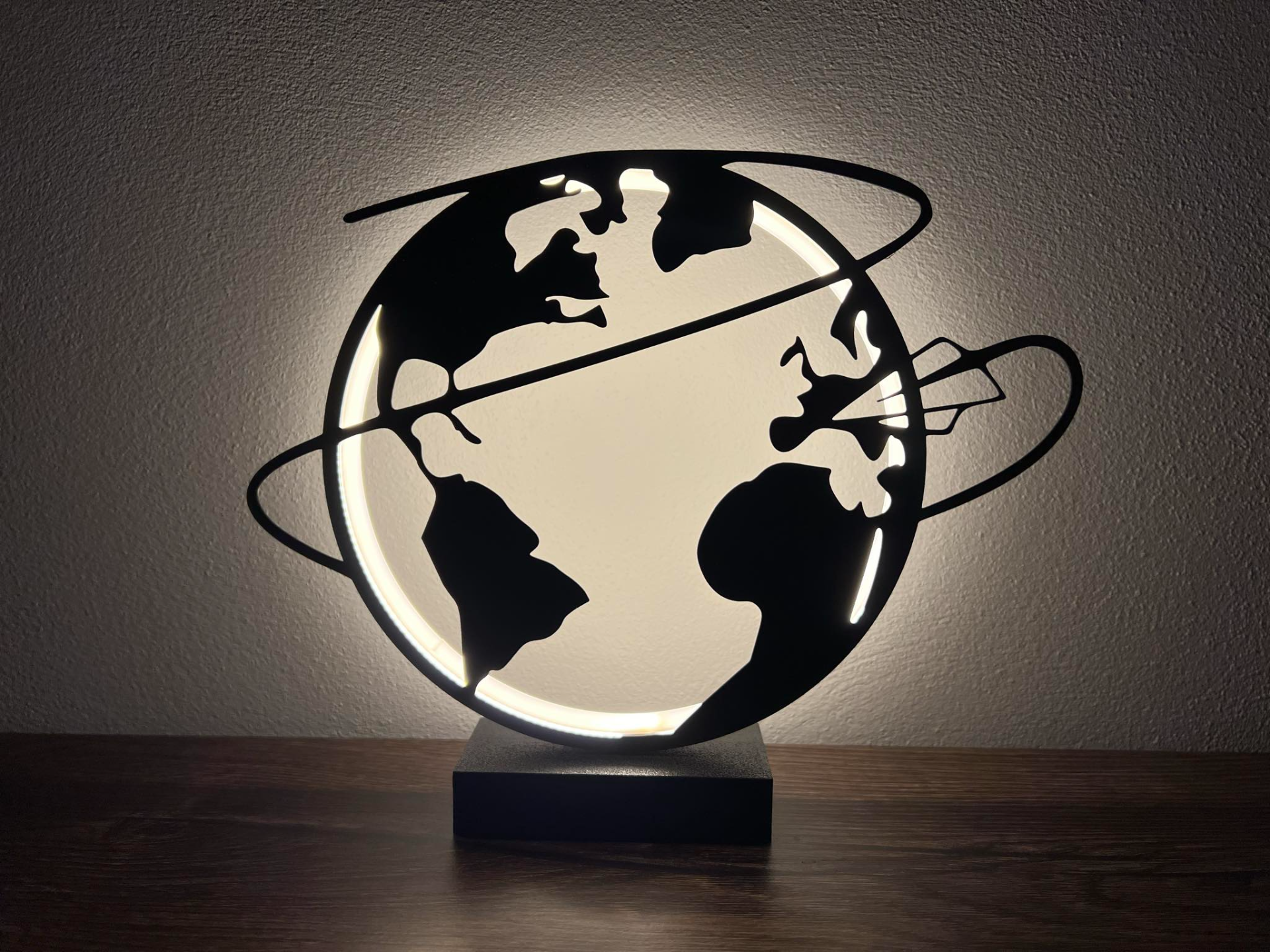 Led Ring Lamp with replacement panels