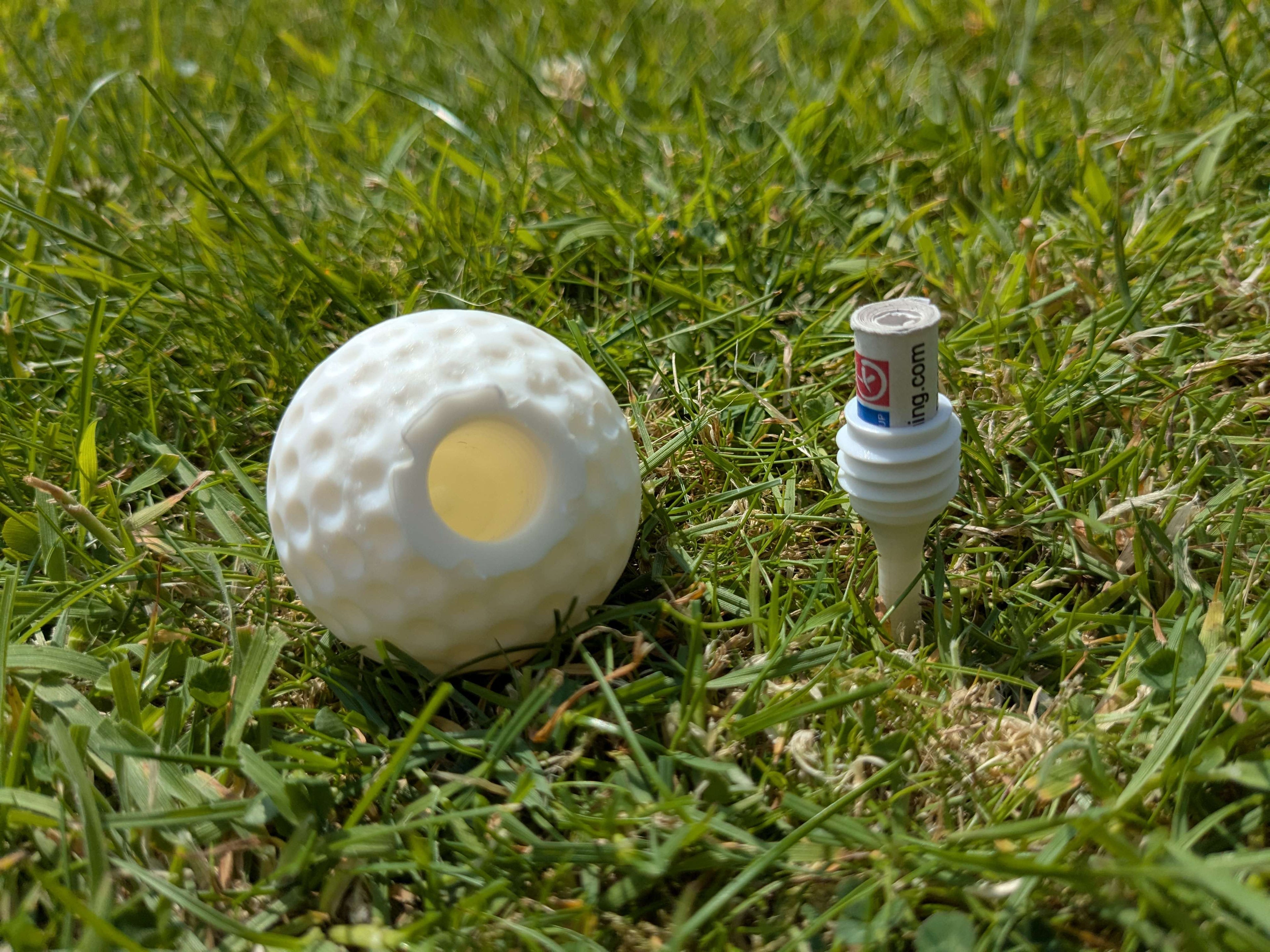 Golf Ball Geocache Container
