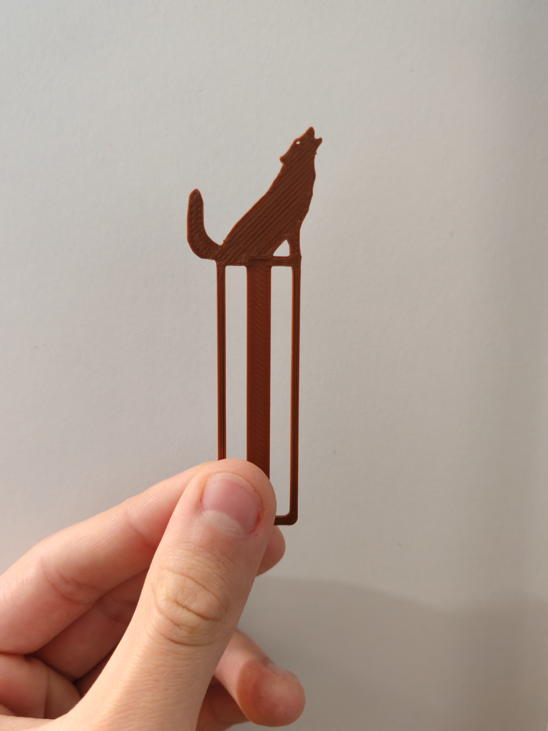 Wolf bookmark