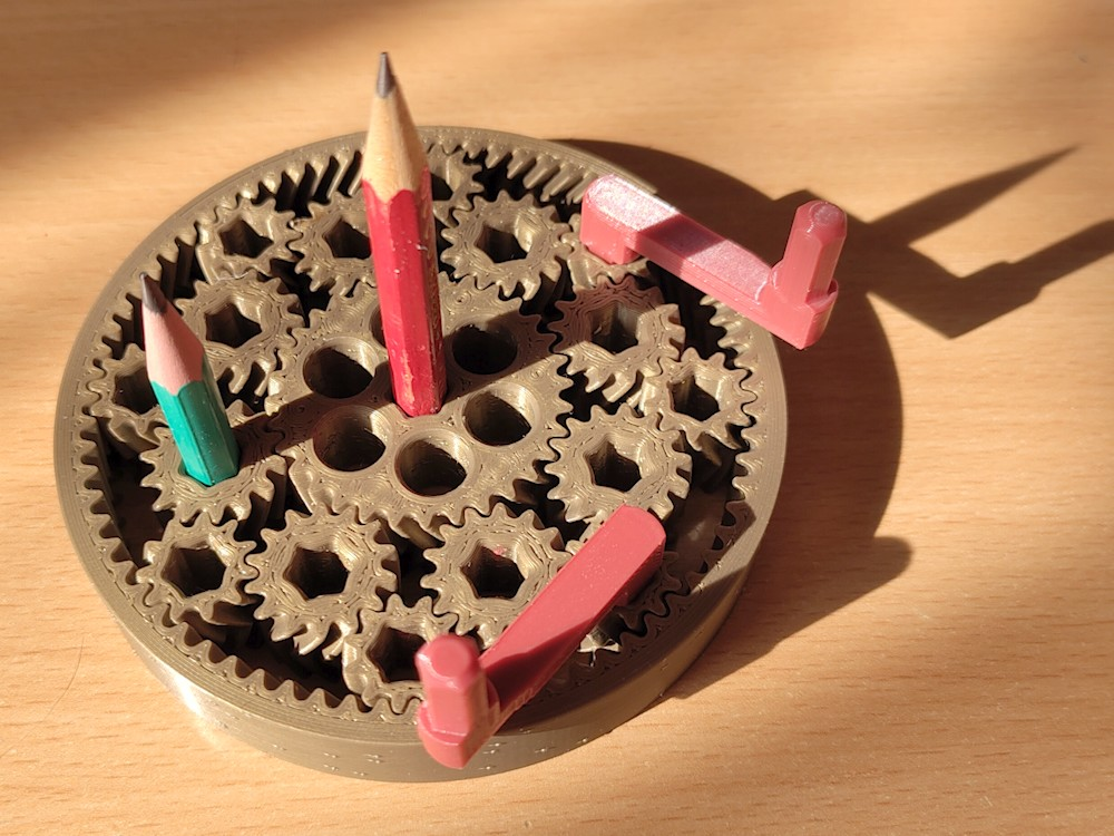 The Counterintuitive Gear fidget MkII