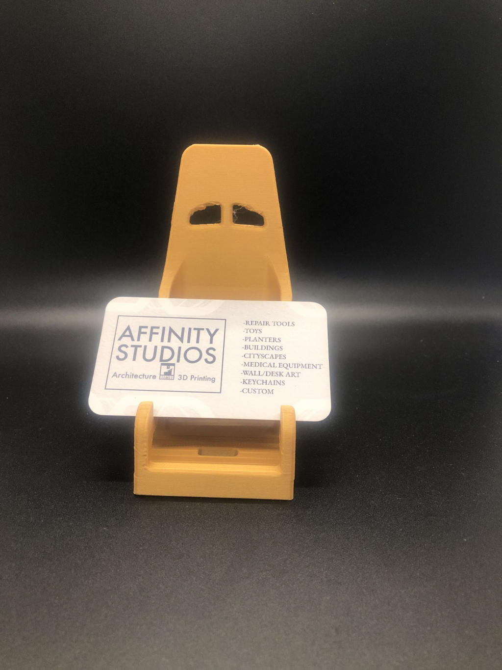Racing Chair Form Business Card Holder