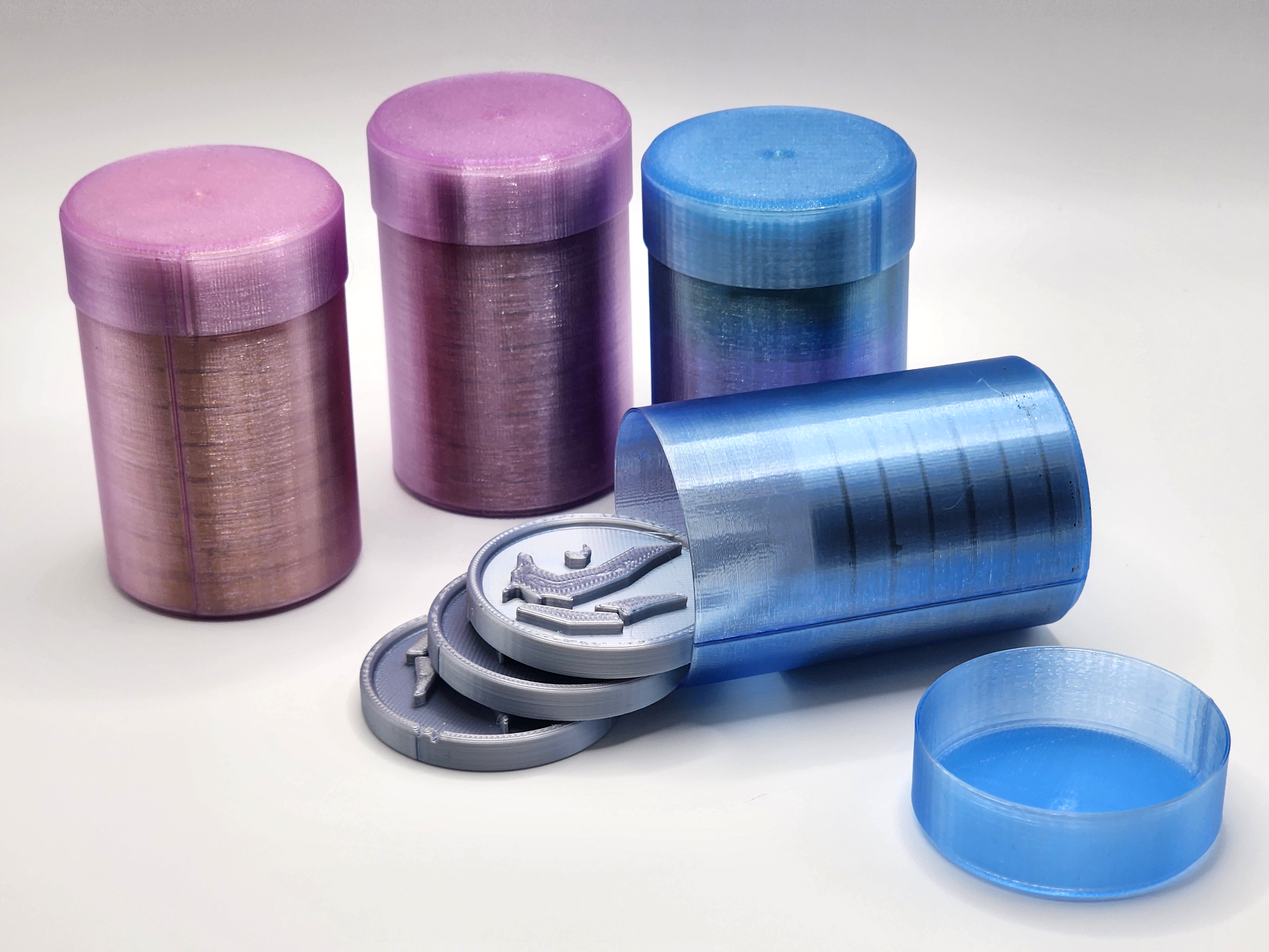 Simple Friction Fit Tube / Coin Tube [Parametric]