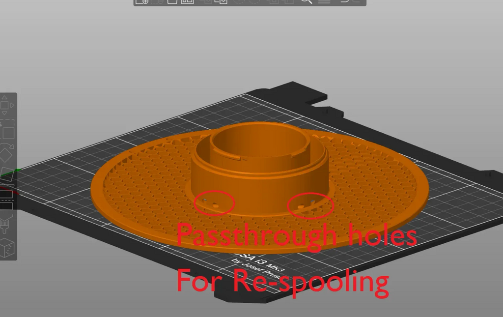 Bambu Reusable Spool Hex Remix