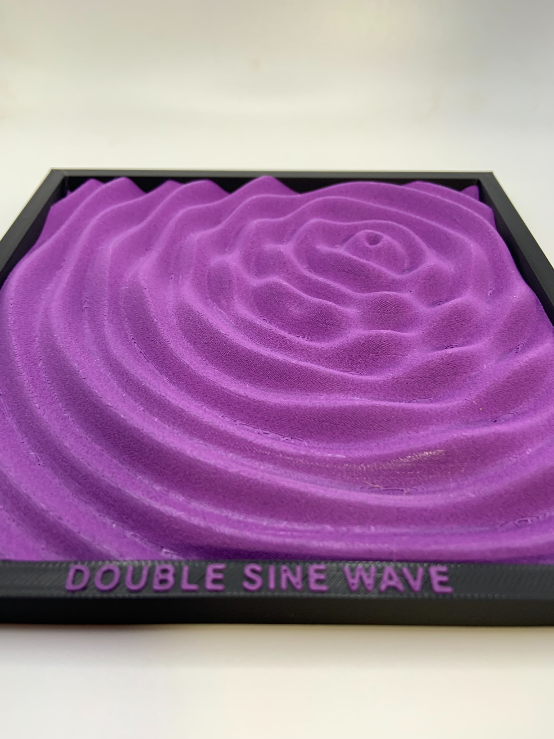 Sine Wave Art in Frame