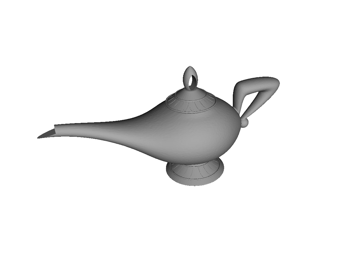 Aladdin's Lamp Ornament