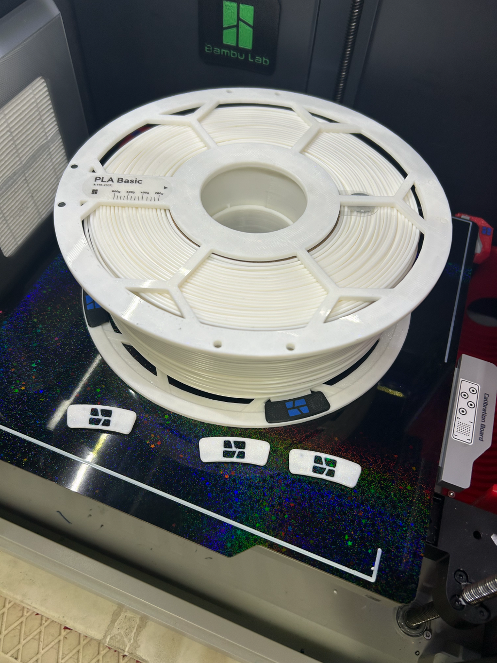 Bambu AND Ele:goo spool work with filament clip