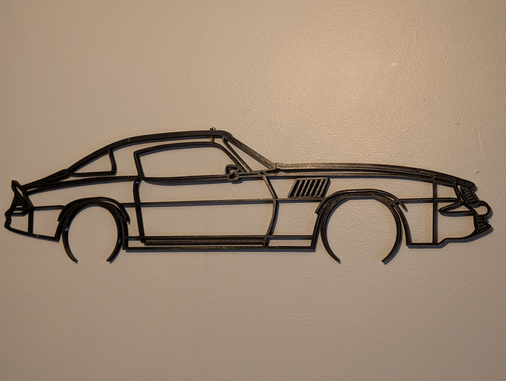 1978 Camaro Silhouette Wall Art