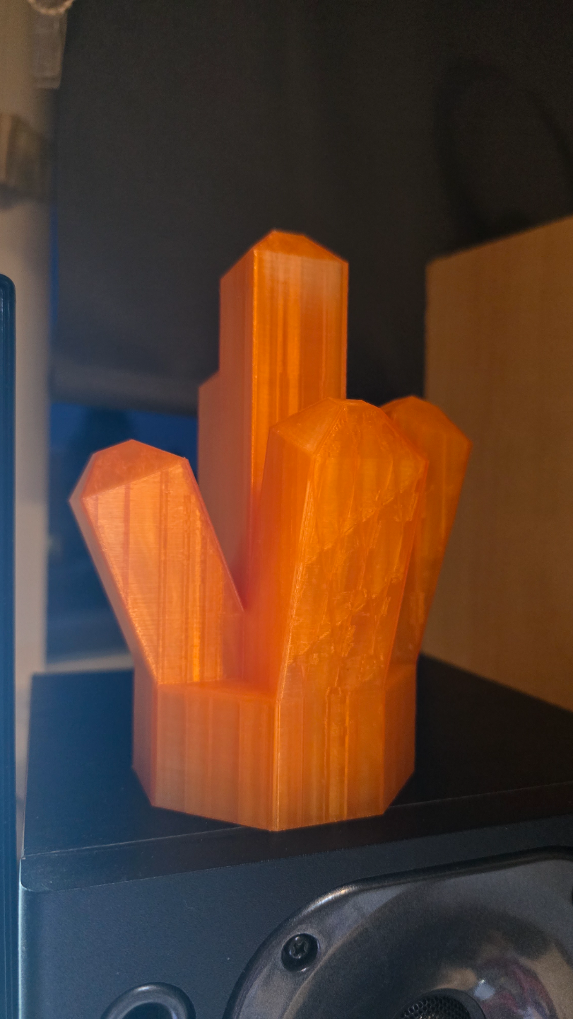 large brick crystal light