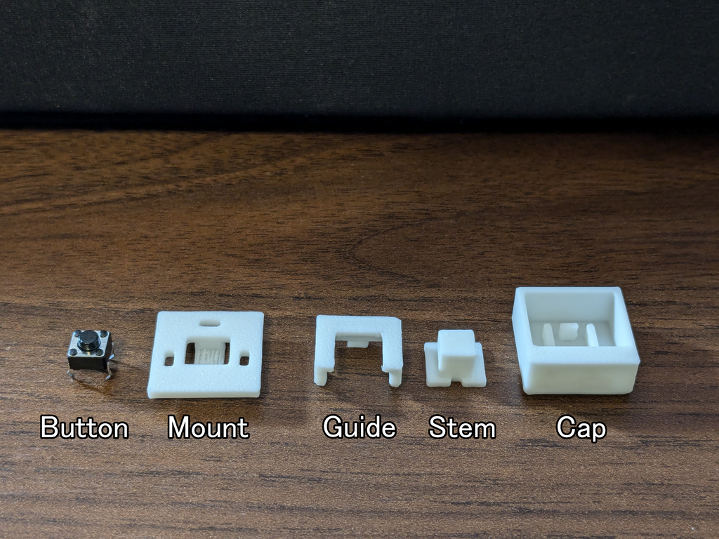 18mm Button Assembly for 6mm Push Buttons