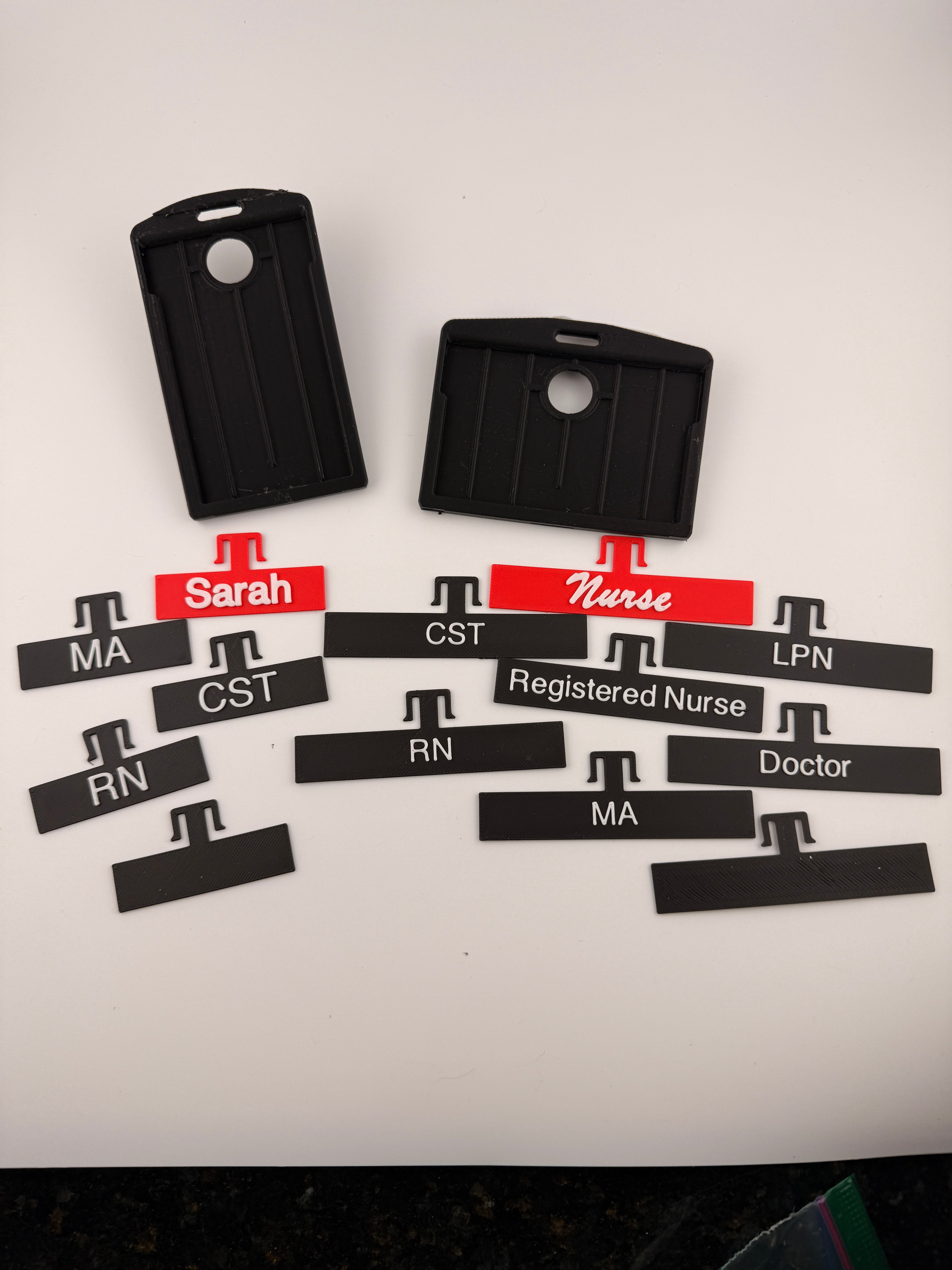 Badge holder (badge buddy) Vertical / Horizontal