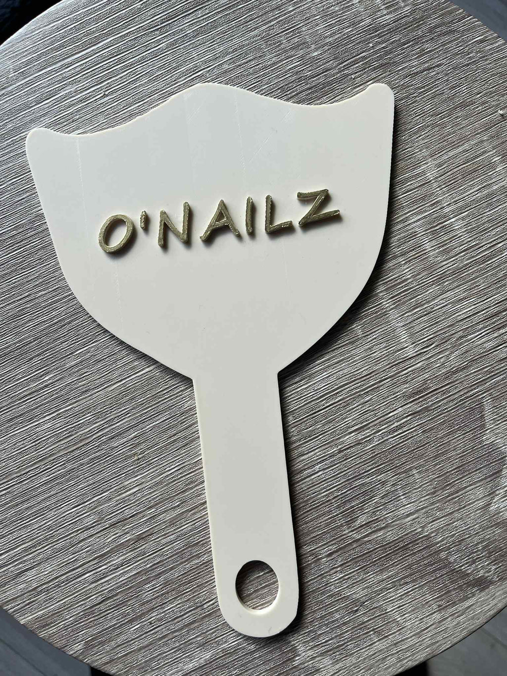 lash and brow face shield photo prop-customizable