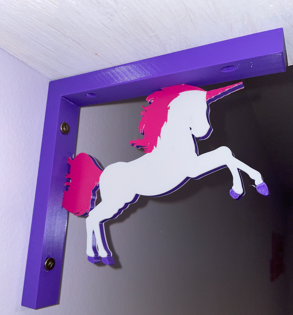 unicorn shelf bracket