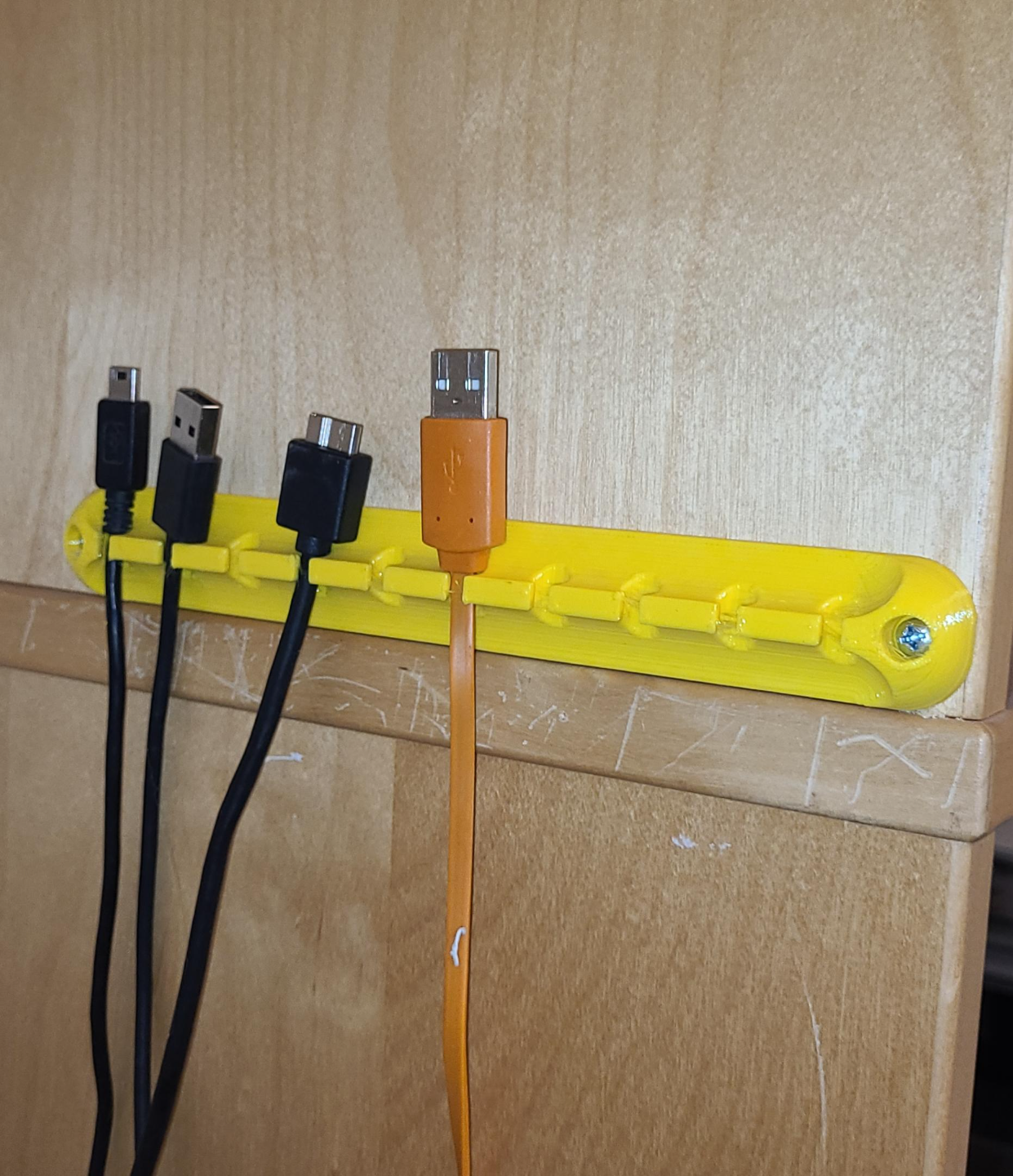 usb cable holder