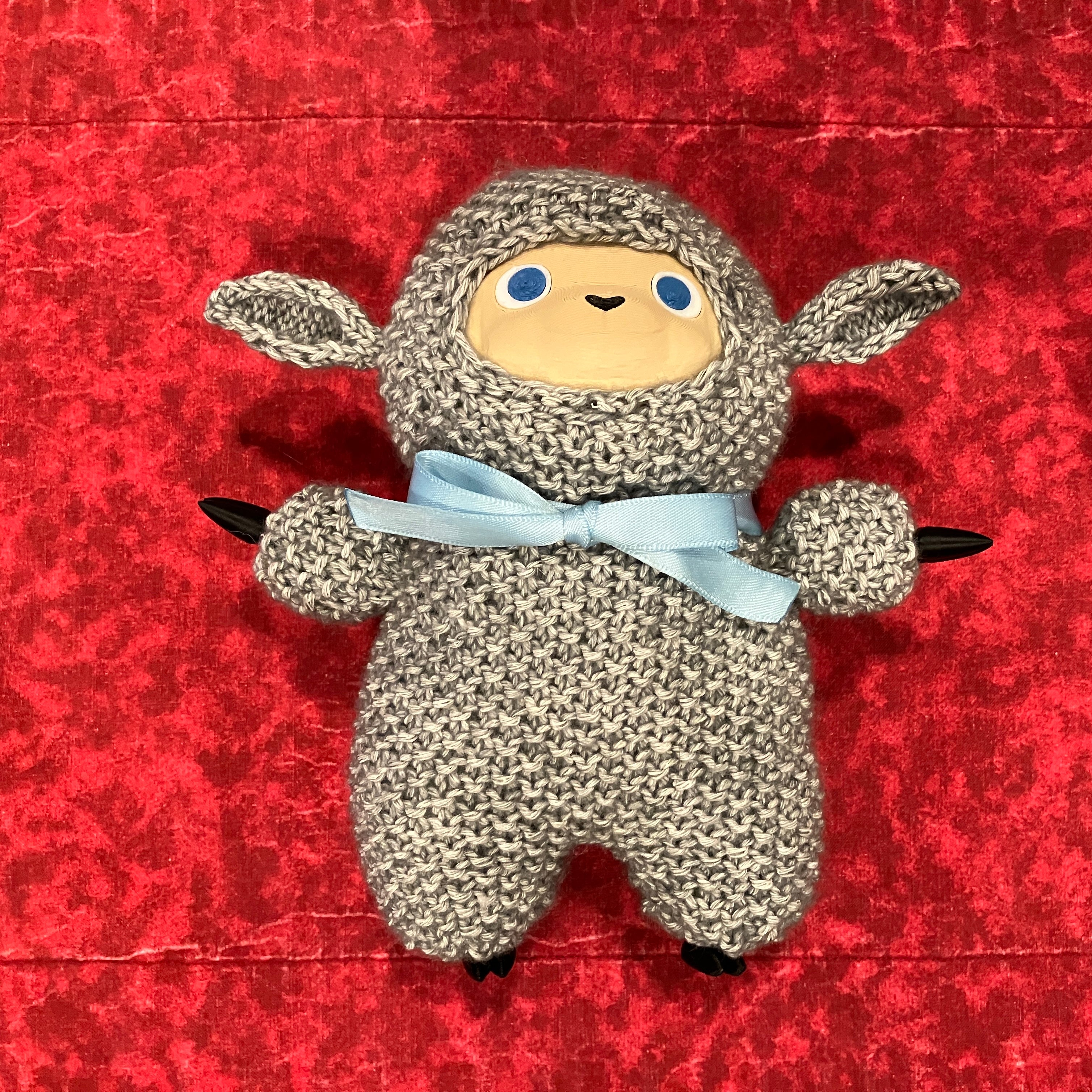 Lamb Knitting Face Insert