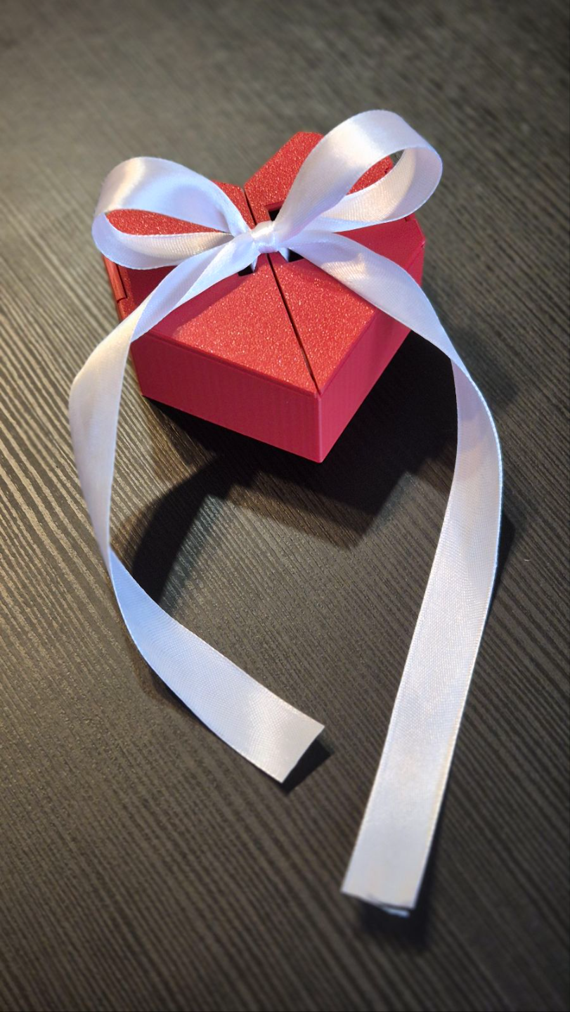 Heart shaped box with doors