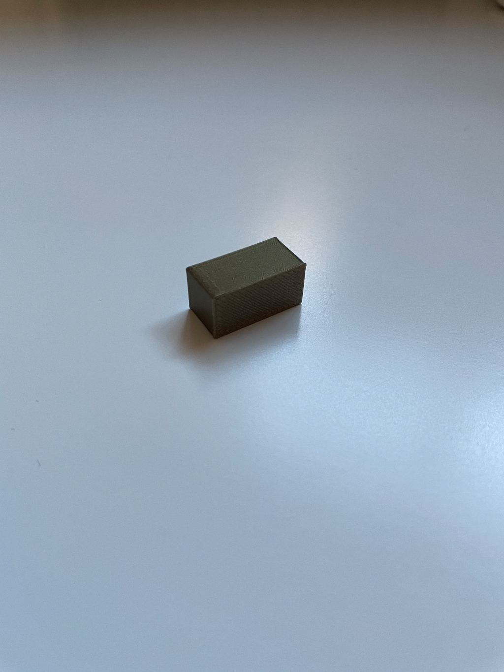 A rectangle @ 2cm x 1cm x 1cm