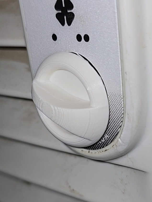 Turning knob for dehumidifer