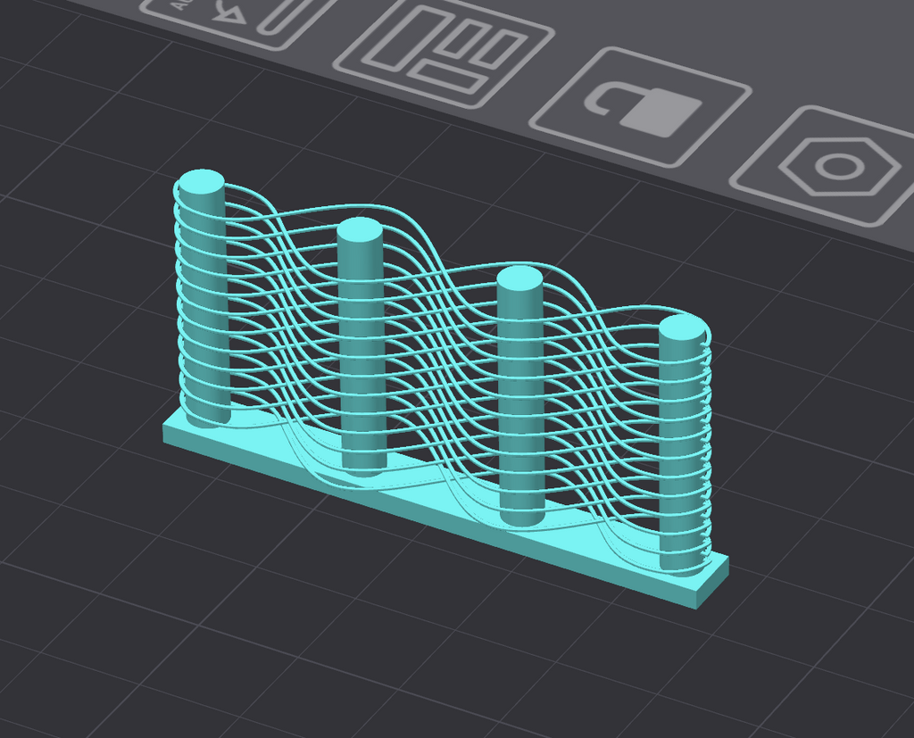 3D Printer Weaving Test