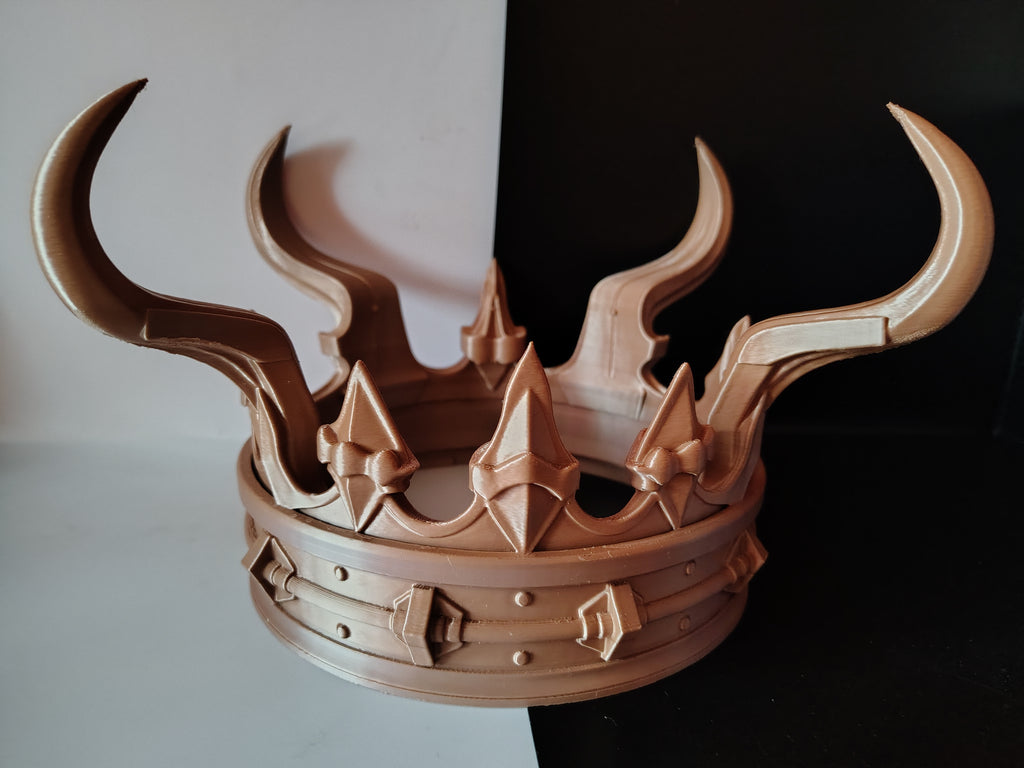 Barbarian Warlord Crown – Spiked Fantasy Headpiece