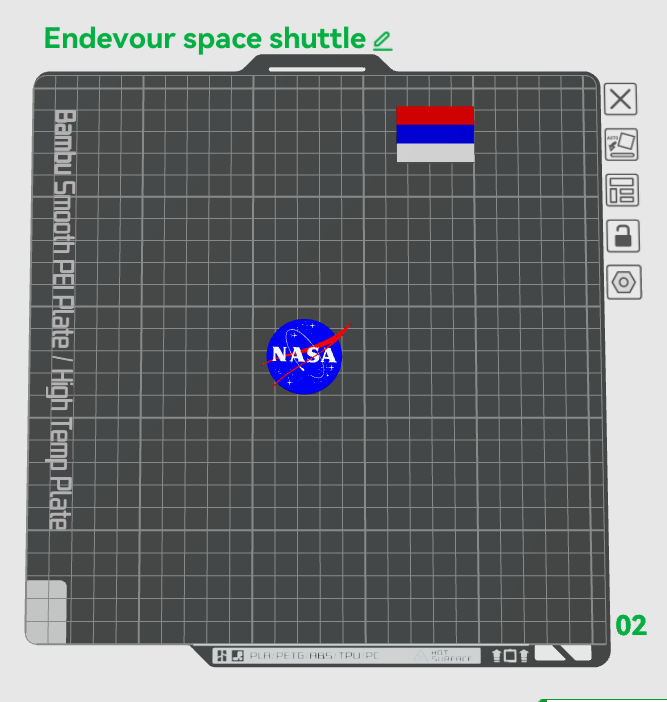 Nasa Logo and for endeavor space orbital