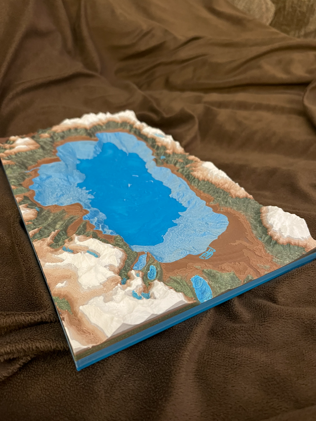 Lake Tahoe depth topography