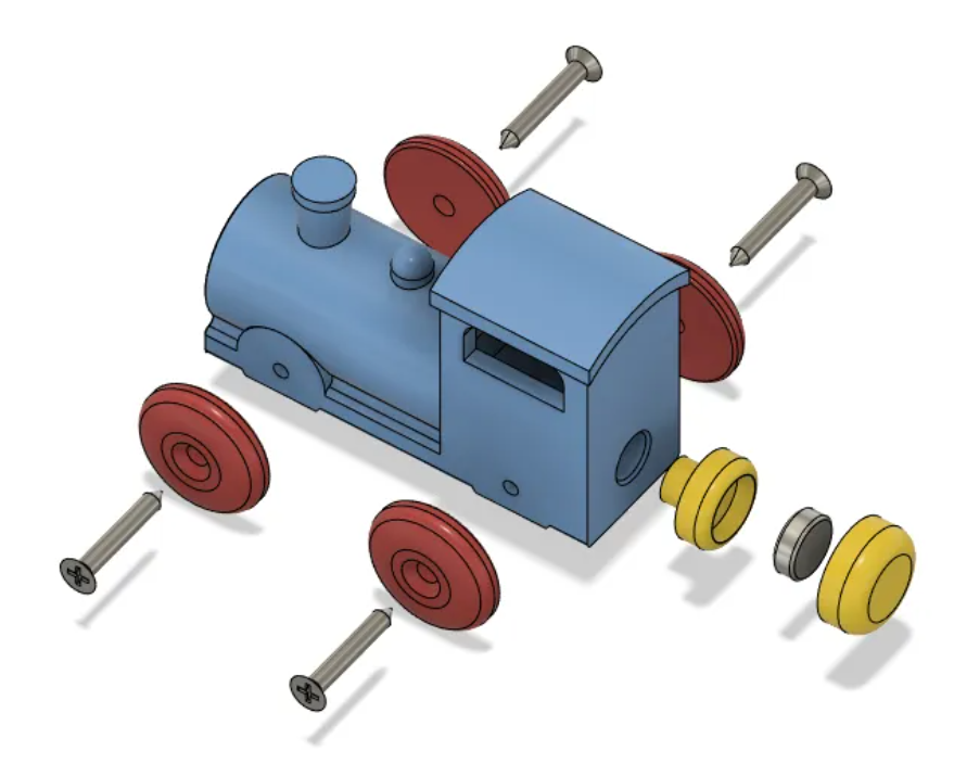 Train compatible with BRIO/IKEA