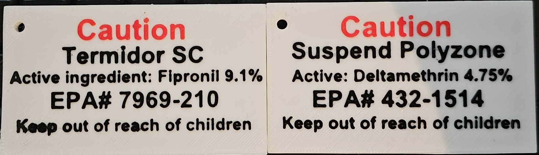 California Compliant Chem Labels