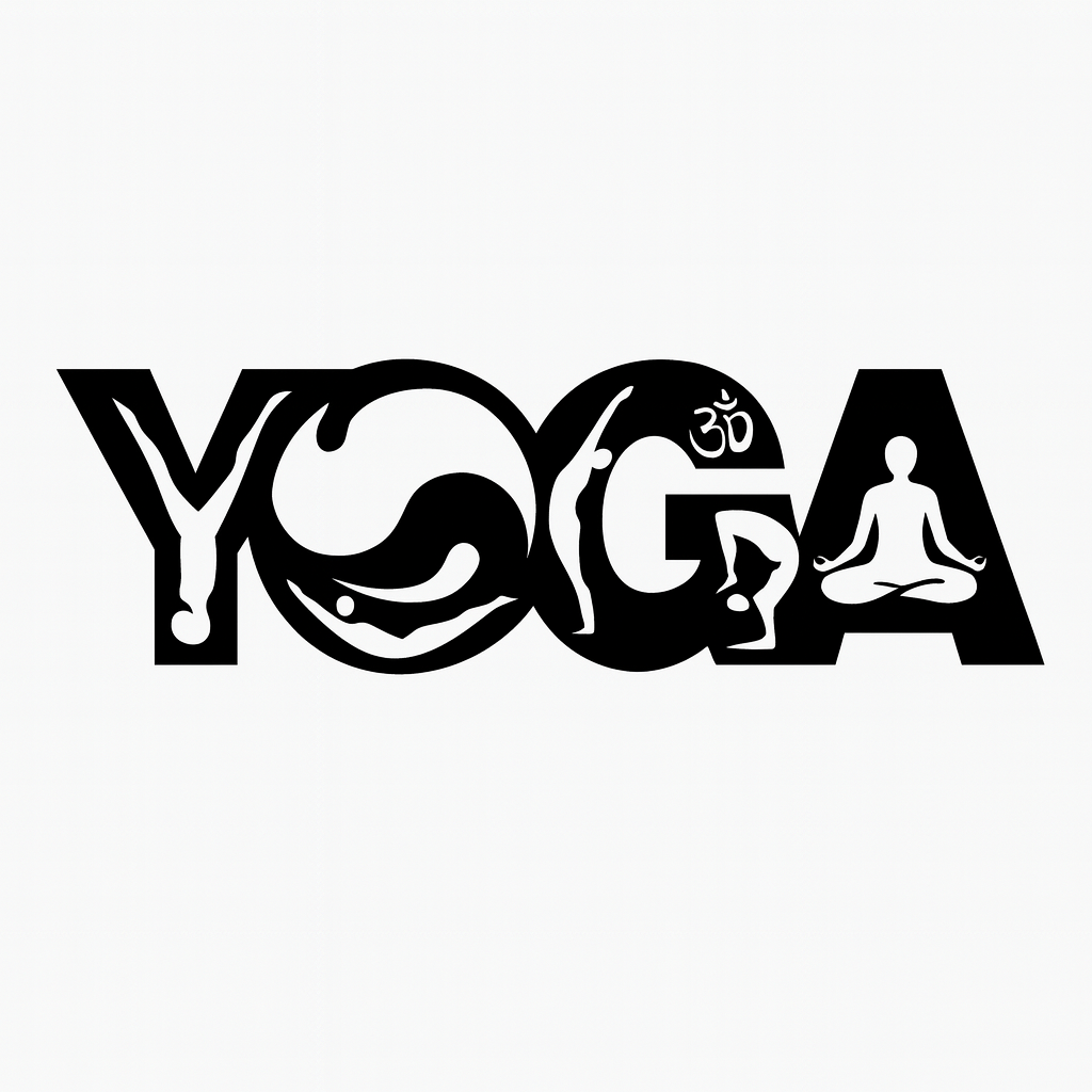 Yoga Word Art – 2D Wall Décor