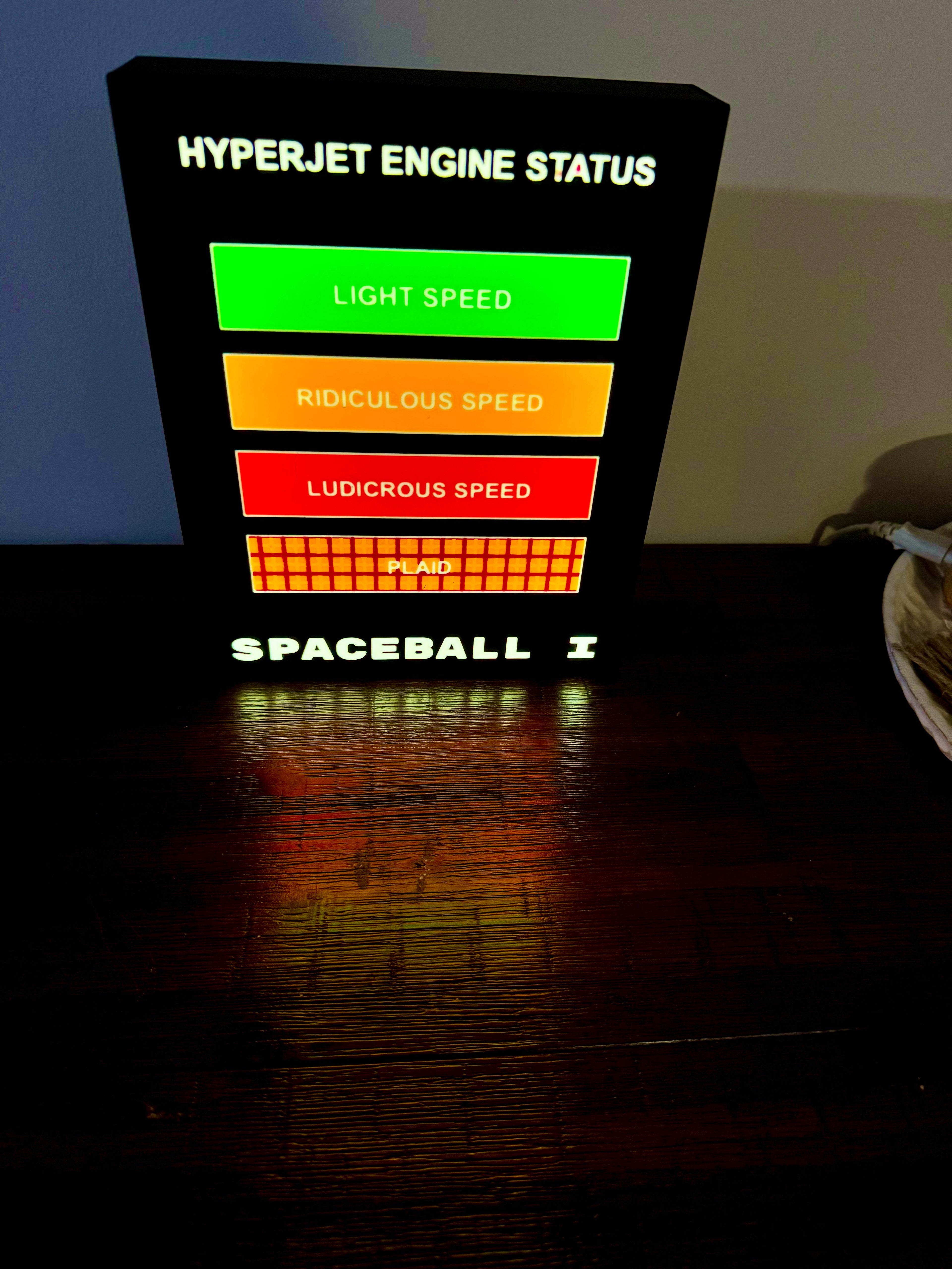 Spaceball One: Hyperjet - Ludicrous to Plaid